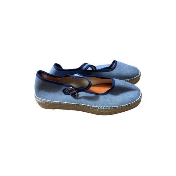NWOB Maeve Denim Mary Jane Shoes Sz 41 (10) - Picture 2 of 4